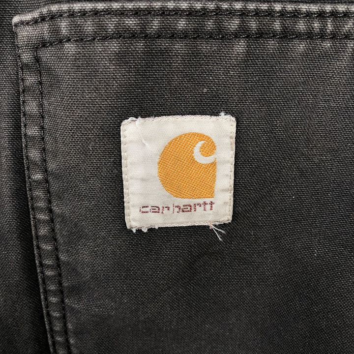 Carhartt QUICK DUCK padded duck vest, men's size XXL equivalent. cotton black type Vintage Second Hand