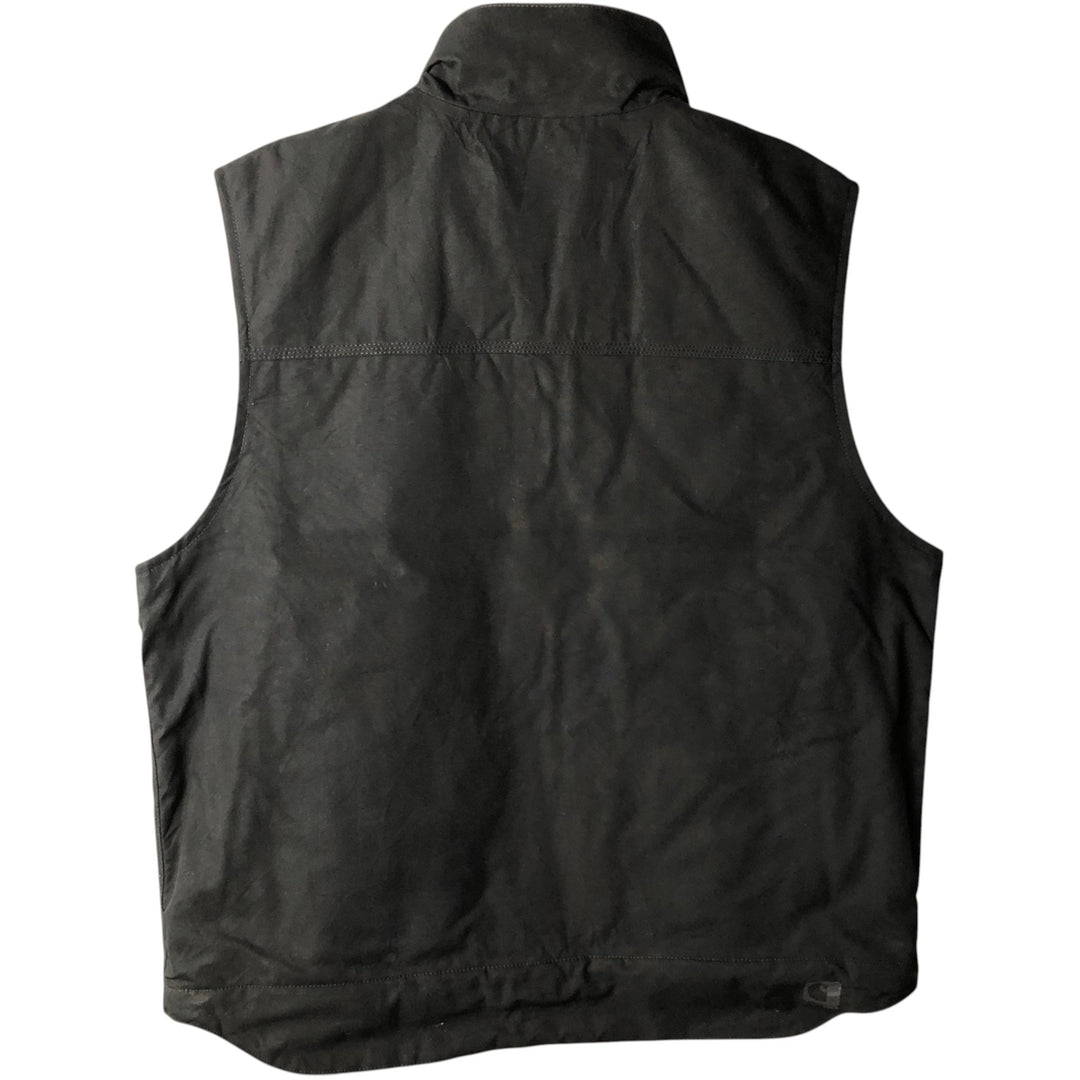 Carhartt QUICK DUCK padded duck vest, men's size XL (approx.) cotton black type Vintage Second Hand