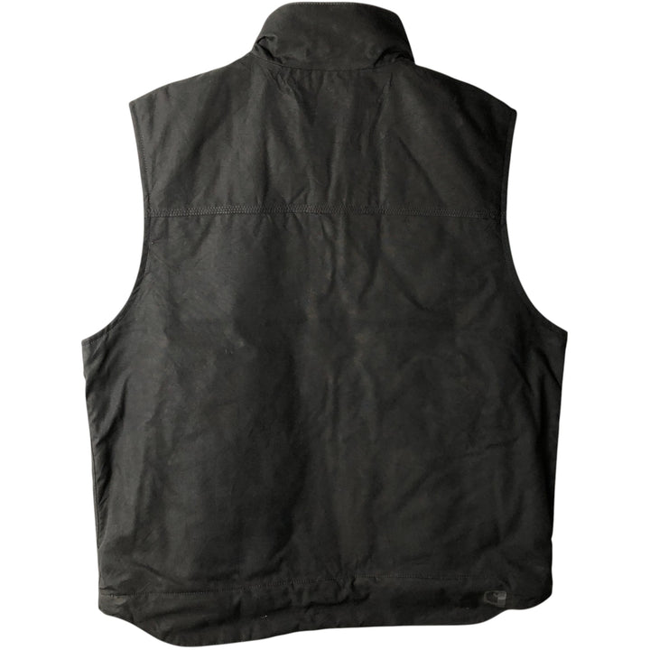 Carhartt QUICK DUCK padded duck vest, men's size XL (approx.) cotton black type Vintage Second Hand