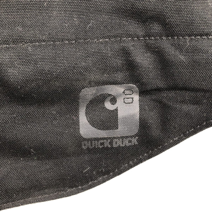 Carhartt QUICK DUCK padded duck vest, men's size XL (approx.) cotton black type Vintage Second Hand
