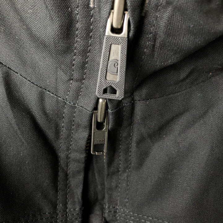 Carhartt QUICK DUCK padded duck vest, men's size XL (approx.) cotton black type Vintage Second Hand