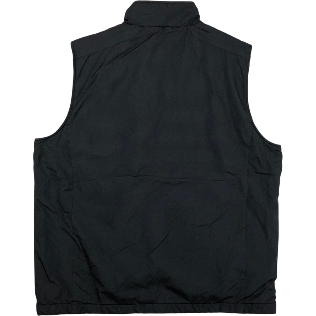 IZOD Ripstop Warm-Up Vest, Men's Size L (approx.) polyester black type Vintage Second Hand