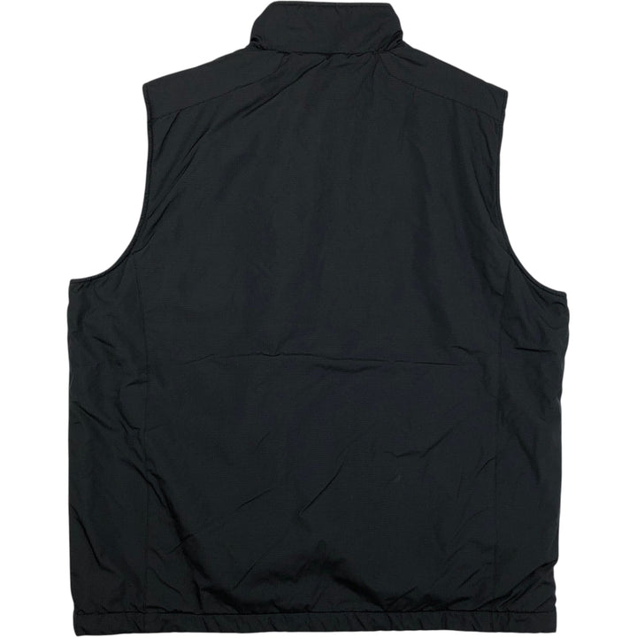 IZOD Ripstop Warm-Up Vest, Men's Size L (approx.) polyester black type Vintage Second Hand