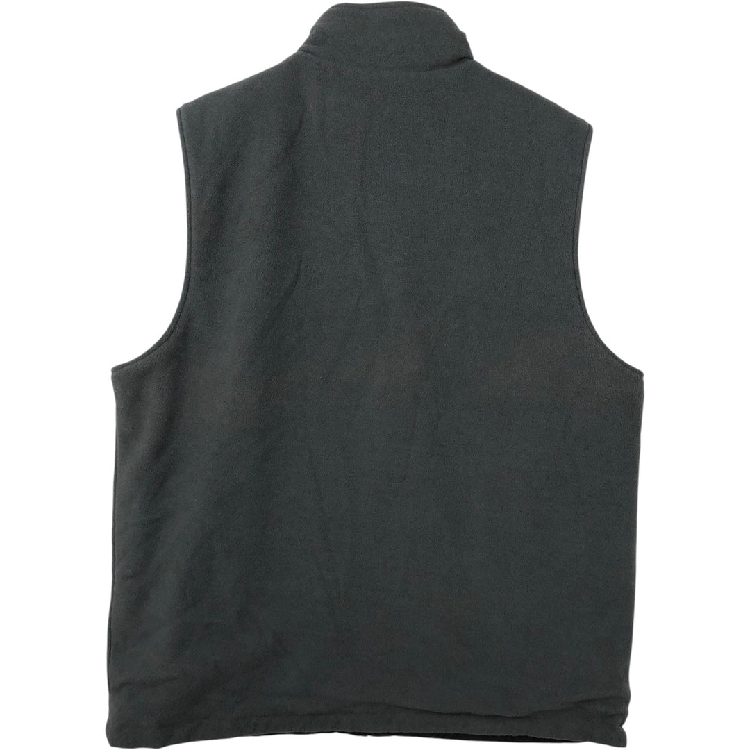 IZOD Performx Reversible Warm-Up Vest, Men's Size M (equivalent) polyester black type Vintage Second Hand