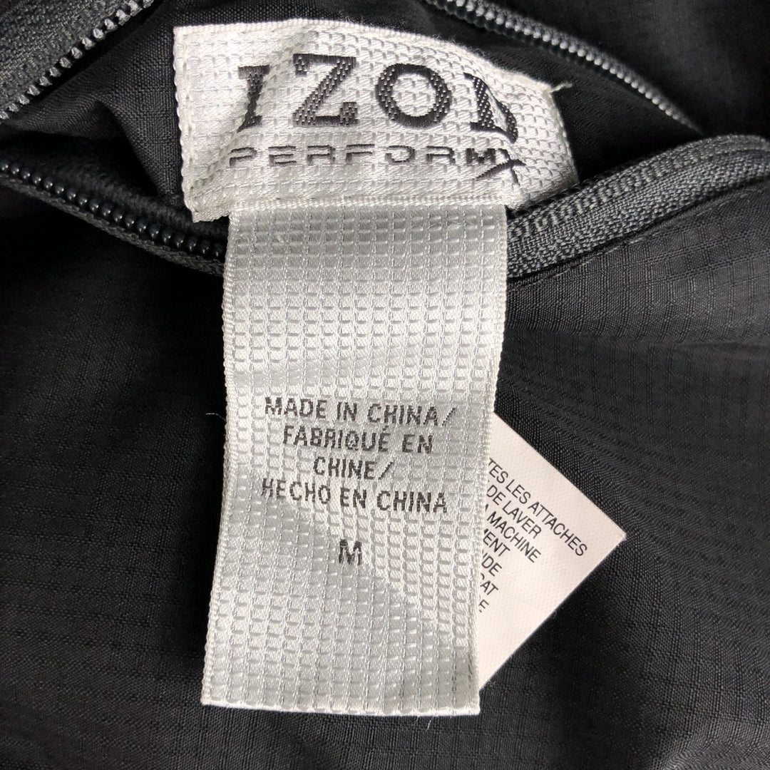IZOD Performx Reversible Warm-Up Vest, Men's Size M (equivalent) polyester black type Vintage Second Hand