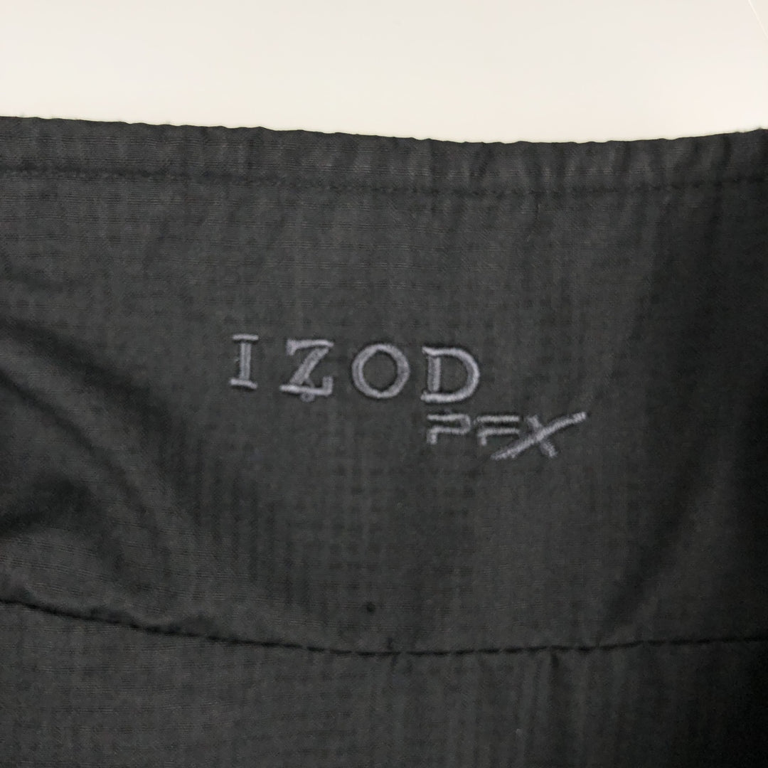 IZOD Performx Reversible Warm-Up Vest, Men's Size M (equivalent) polyester black type Vintage Second Hand