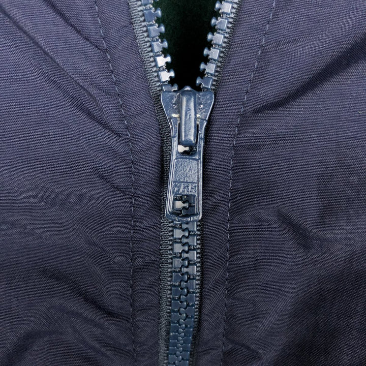 Warm-up vest, made in Canada, men's size L equivalent, vintage. polyester navy blue type Vintage Second Hand