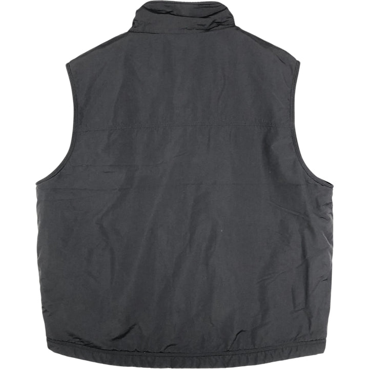 90s-00'S LLBean Advertising Nylon Vest, Men's Size XL (approx.) Nylon black type Vintage Second Hand