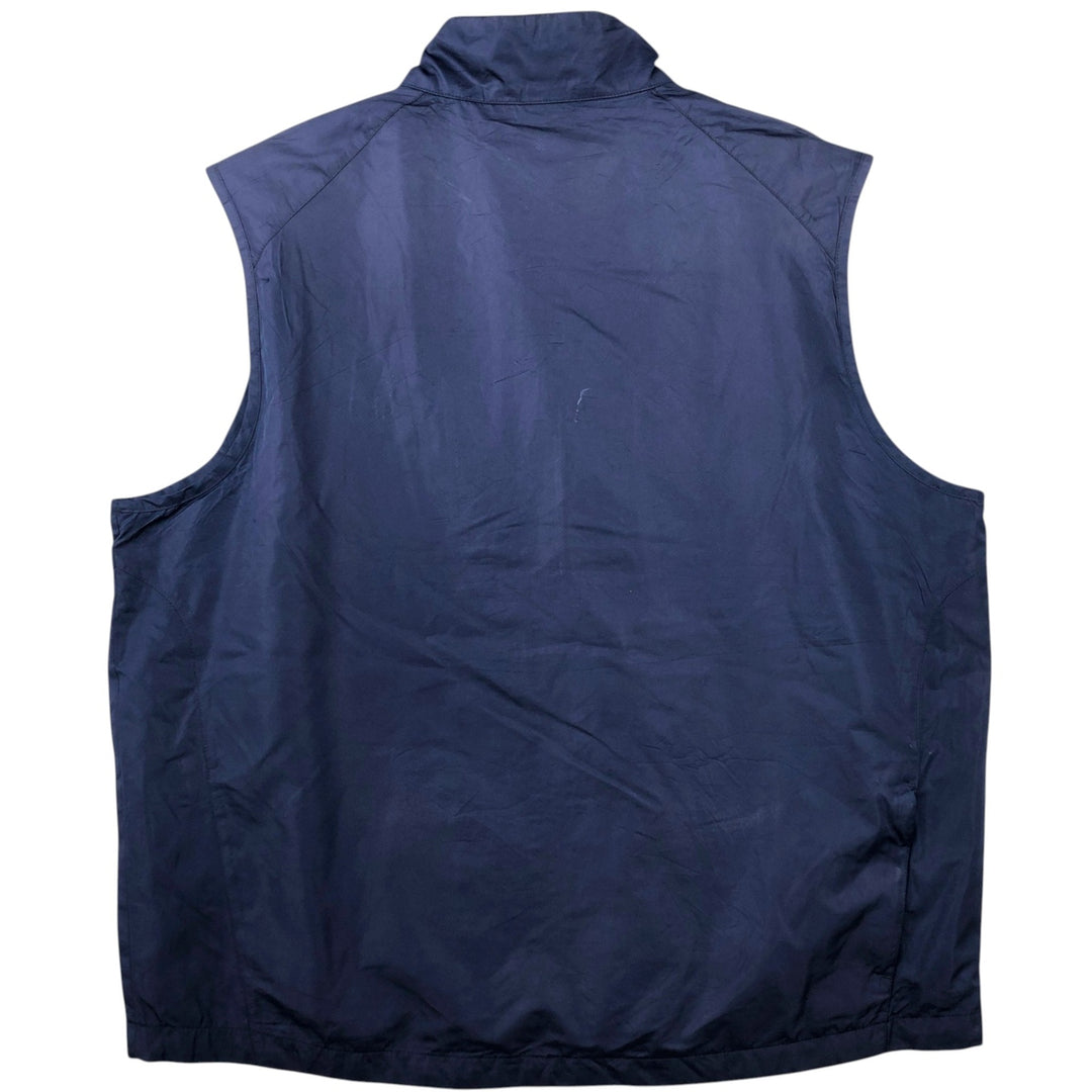 Ralph Lauren POLO GOLF warm-up vest, men's size XL polyester navy blue type Vintage Second Hand