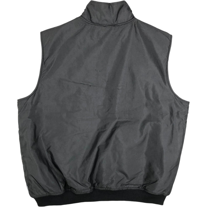 Ralph Lauren Chaps warm-up vest, men's size XL polyester black type Vintage Second Hand