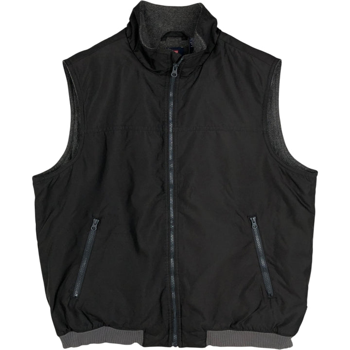 Ralph Lauren CHAPS Warm-up Vest, Men's Size L (approx.) polyester black type Vintage Second Hand