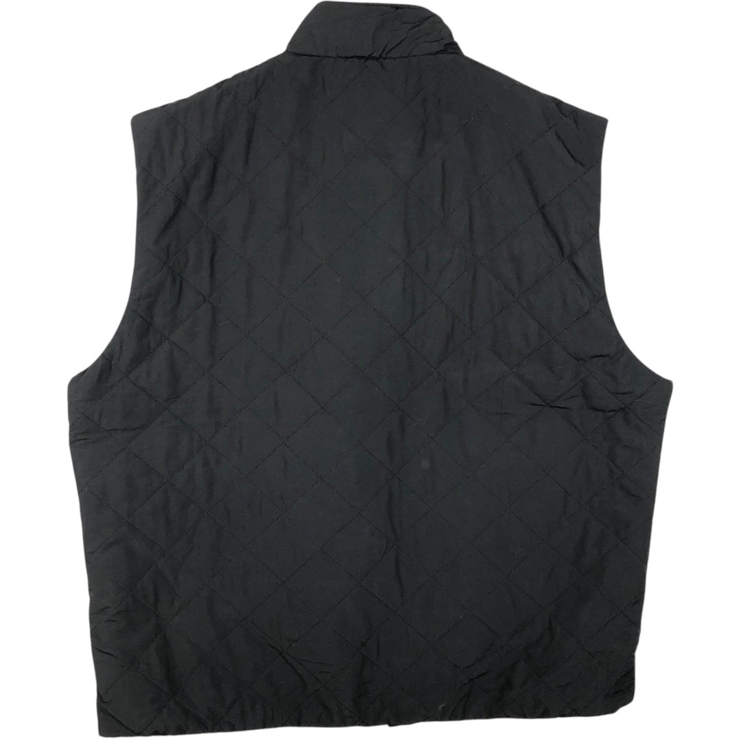Brooks Brothers quilted vest, men's size L (equivalent) polyester black type Vintage Second Hand