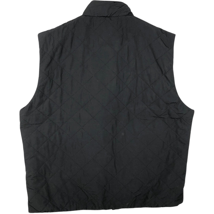 Brooks Brothers quilted vest, men's size L (equivalent) polyester black type Vintage Second Hand