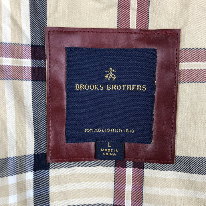 Brooks Brothers quilted vest, men's size L (equivalent) polyester black type Vintage Second Hand