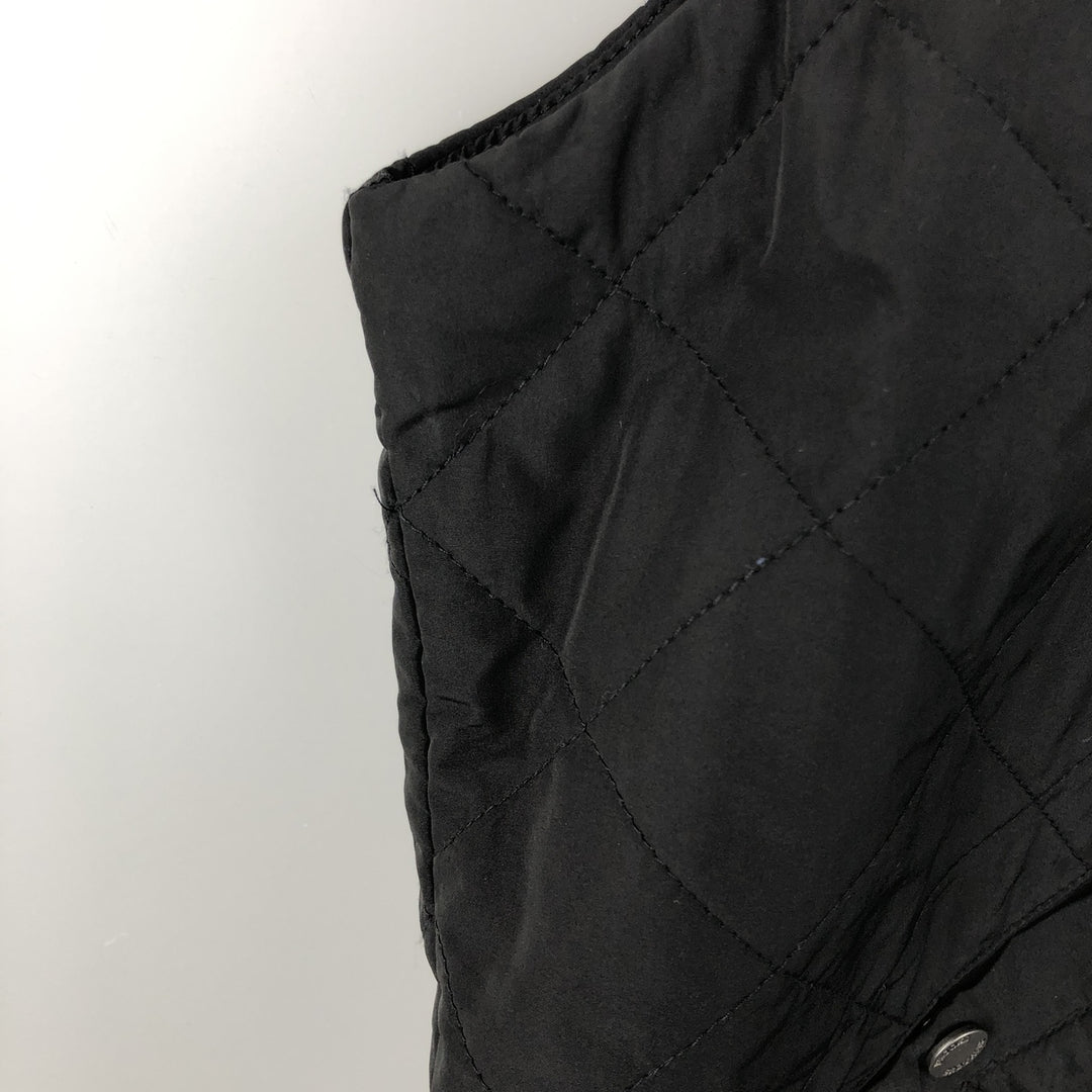 Brooks Brothers quilted vest, men's size L (equivalent) polyester black type Vintage Second Hand