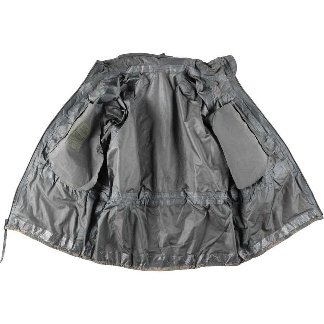 2000'S US Military Issue ABU Digital Tiger Camo Gore-Tex Parka, Made in USA, X-LARGE REGULAR (Equivalent to Men's XL) Nylon Beige type Vintage Second Hand