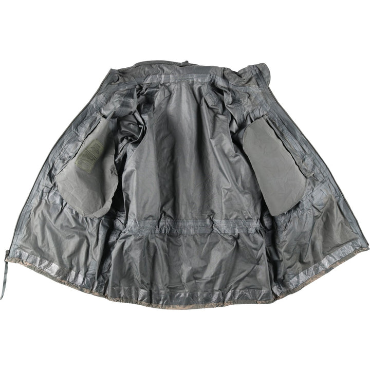 2000'S US Military Issue ABU Digital Tiger Camo Gore-Tex Parka, Made in USA, X-LARGE REGULAR (Equivalent to Men's XL) Nylon Beige type Vintage Second Hand