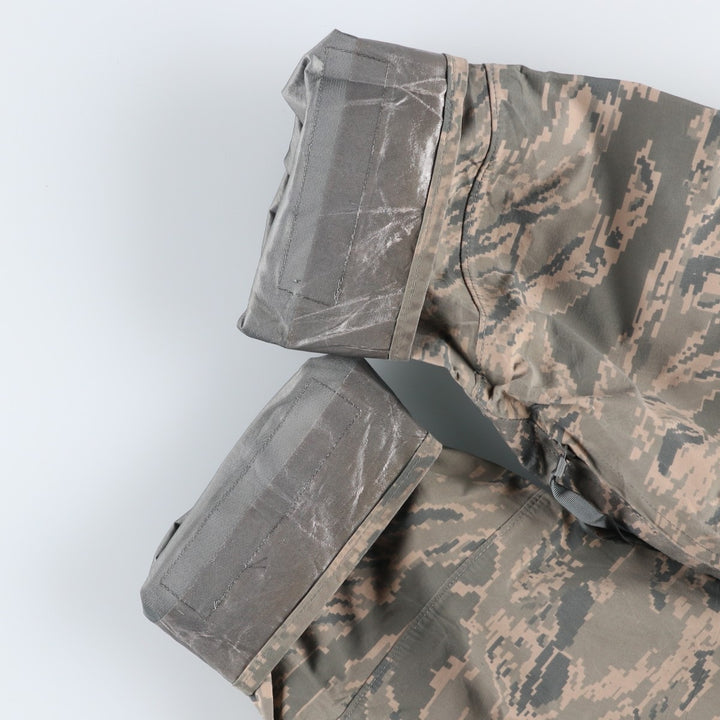 2000'S US Military Issue ABU Digital Tiger Camo Gore-Tex Parka, Made in USA, X-LARGE REGULAR (Equivalent to Men's XL) Nylon Beige type Vintage Second Hand