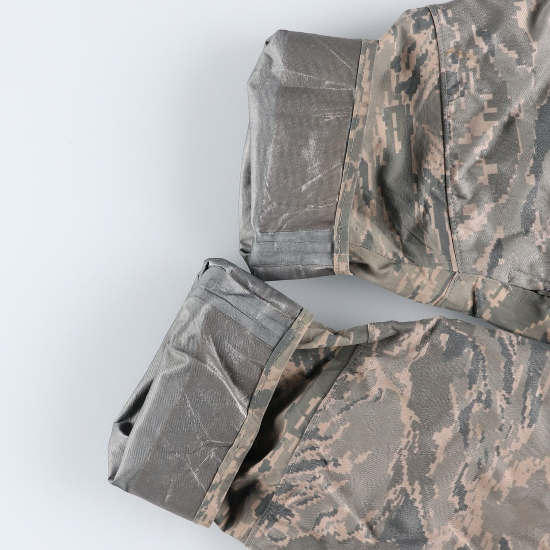 2000'S US Military Issue ABU Digital Tiger Camo Gore-Tex Parka, Made in USA, X-LARGE REGULAR (Equivalent to Men's XL) Nylon Beige type Vintage Second Hand