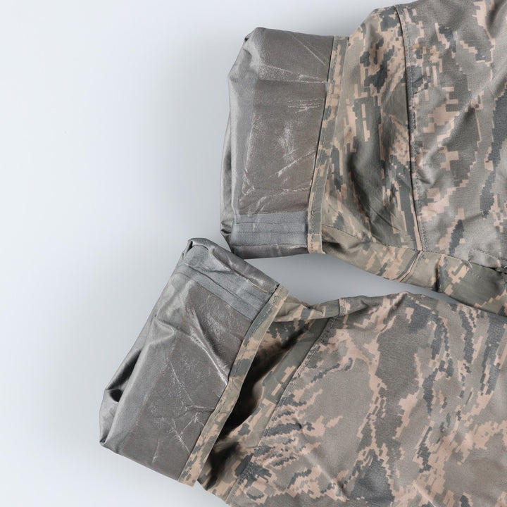 2000'S US Military Issue ABU Digital Tiger Camo Gore-Tex Parka, Made in USA, X-LARGE REGULAR (Equivalent to Men's XL) Nylon Beige type Vintage Second Hand