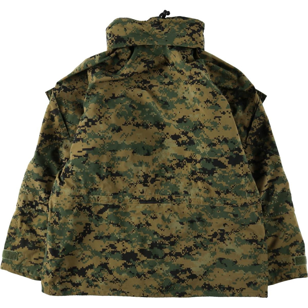 Genuine US military camouflage pattern military Gore-Tex parka, medium-short size (equivalent to men's M). Nylon Khaki type Vintage Second Hand