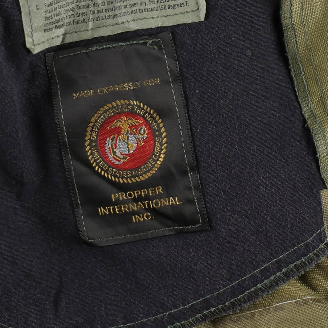 Genuine US military camouflage pattern military Gore-Tex parka, medium-short size (equivalent to men's M). Nylon Khaki type Vintage Second Hand