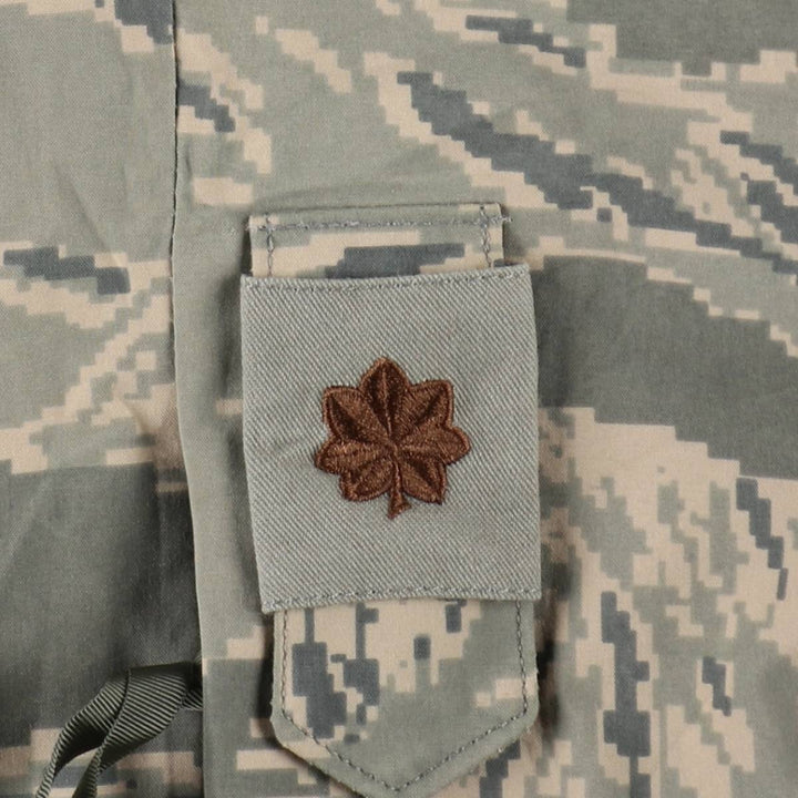2000'S US Military Issue ABU Digital Tiger Camo Gore-Tex Parka, Made in USA, Large/Long (Equivalent to Men's Size L) Nylon gray type Vintage Second Hand