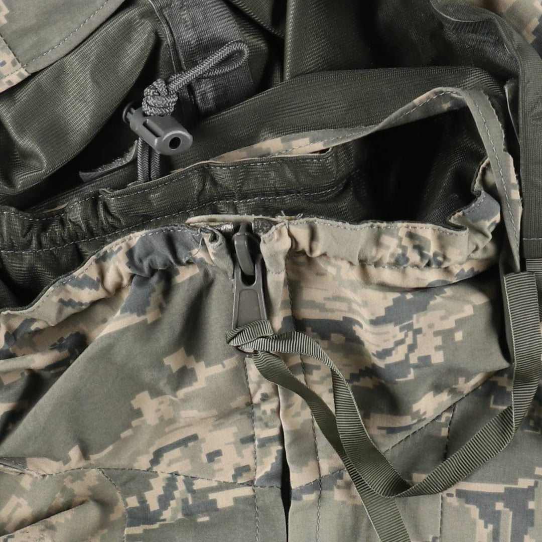 Authentic 2000'S US military camouflage pattern ABU Digital Tiger Camo military Gore-Tex parka, made in the USA, large regular size, equivalent to men's L. Nylon gray type Vintage Second Hand
