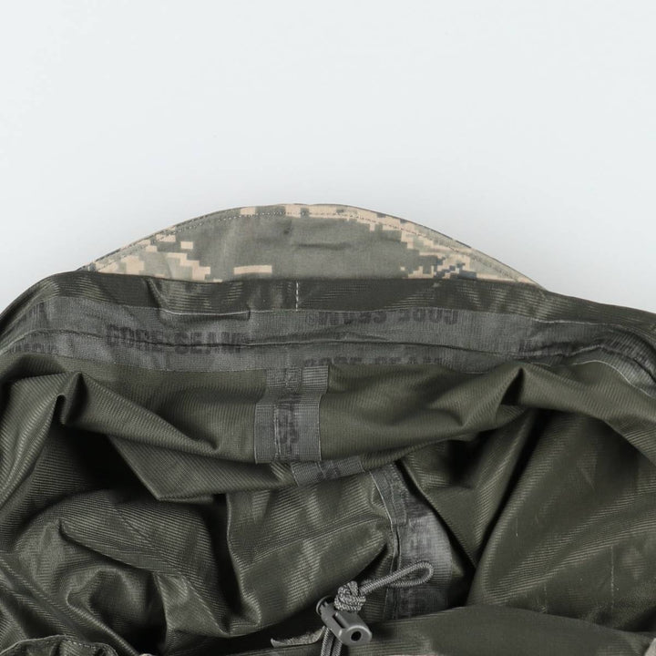 Authentic 2000'S US military camouflage pattern ABU Digital Tiger Camo military Gore-Tex parka, made in the USA, large regular size, equivalent to men's L. Nylon gray type Vintage Second Hand