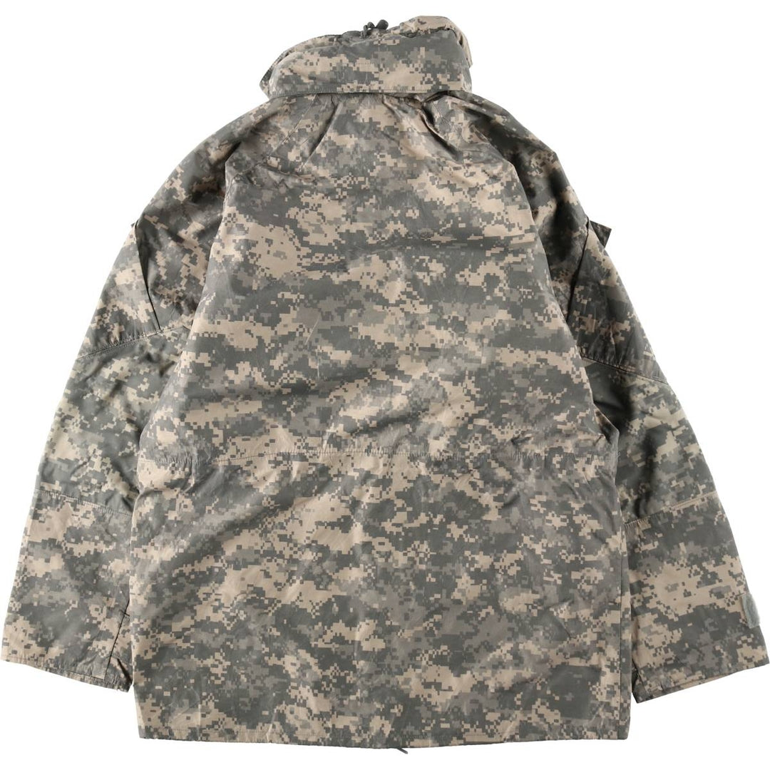 2000'S US Military Issue Camouflage Pattern ACU Digital Camo ECWCS 2nd GEN Military Gore-Tex Parka Made in USA Small-Regular unclear gray type Vintage Second Hand