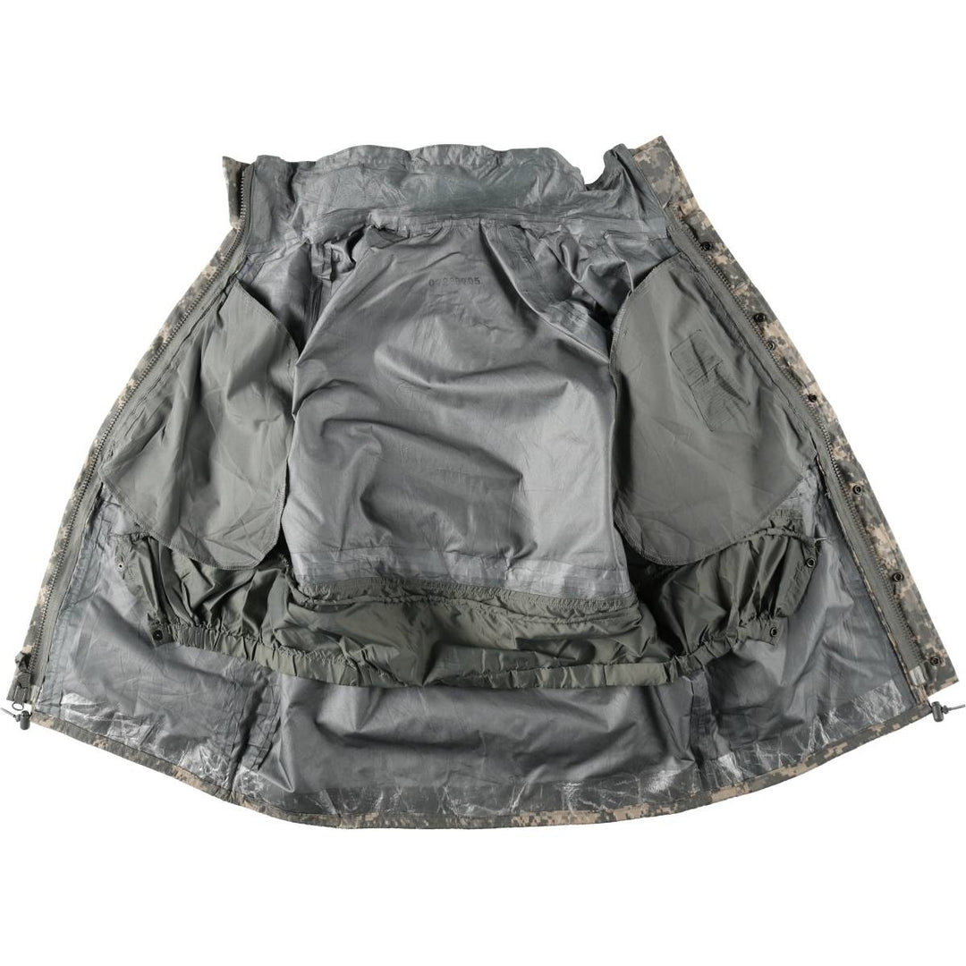 2000'S US Military Issue Camouflage Pattern ACU Digital Camo ECWCS 2nd GEN Military Gore-Tex Parka Made in USA Small-Regular unclear gray type Vintage Second Hand