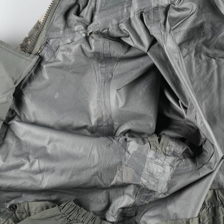 2000'S US Military Issue Camouflage Pattern ACU Digital Camo ECWCS 2nd GEN Military Gore-Tex Parka Made in USA Small-Regular unclear gray type Vintage Second Hand