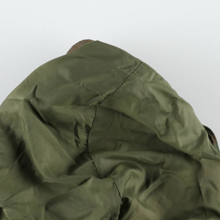 Authentic 1990'S US Military Camouflage Pattern Woodland Camo ECWCS 1st Gen Late Model Military Gore-Tex Parka, Made in USA, Medium-Regular Nylon Khaki type Vintage Second Hand