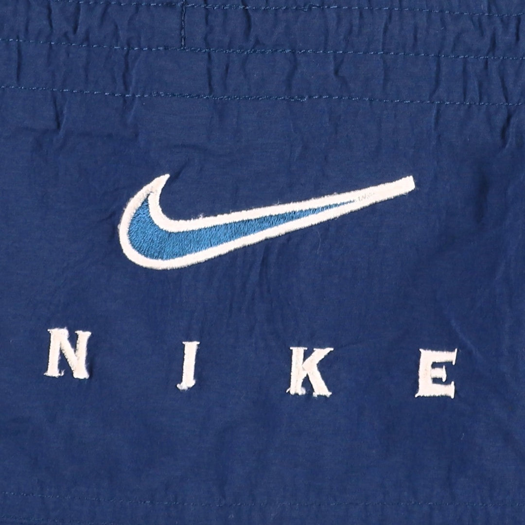 90'S Nike swim shorts, men's size M equivalent, vintage. Nylon blue type Vintage Second Hand
