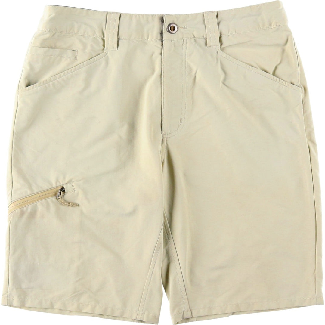 Patagonia Quantary Shorts 57826SP17 Nylon Shorts Men's W33 equivalent Nylon Beige type Vintage Second Hand
