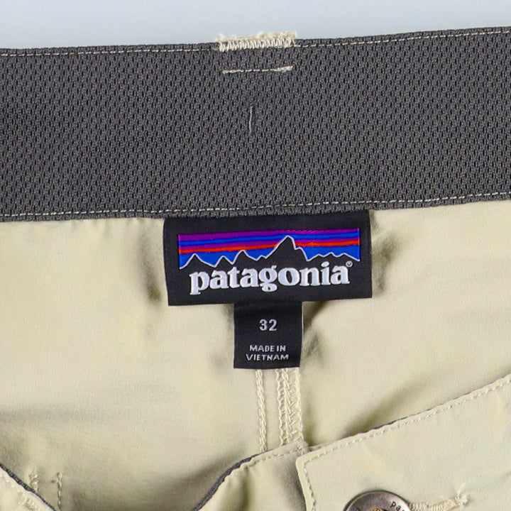 Patagonia Quantary Shorts 57826SP17 Nylon Shorts Men's W33 equivalent Nylon Beige type Vintage Second Hand