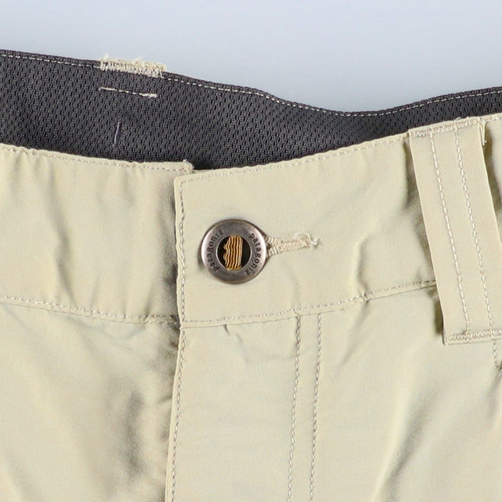 Patagonia Quantary Shorts 57826SP17 Nylon Shorts Men's W33 equivalent Nylon Beige type Vintage Second Hand