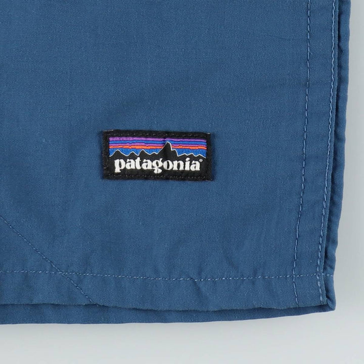 Patagonia swim shorts, men's size XS (equivalent) Nylon blue type Vintage Second Hand