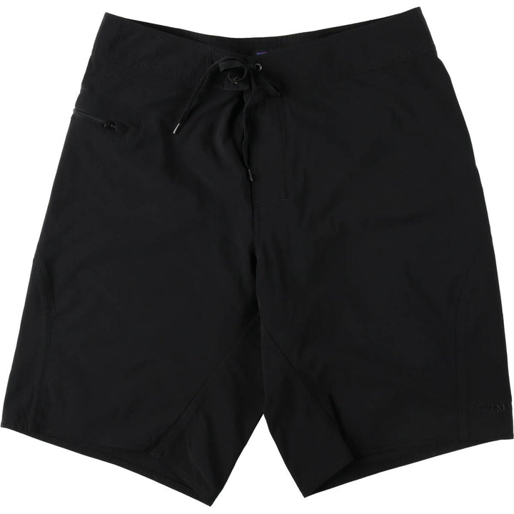 Patagonia board shorts, men's size W35 (approx.) Nylon black type Vintage Second Hand