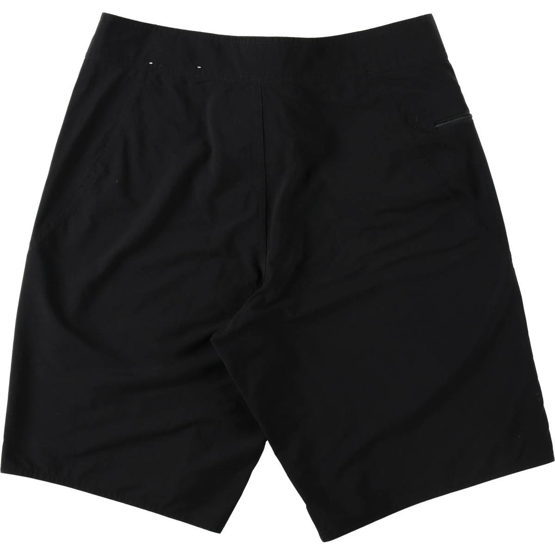 Patagonia board shorts, men's size W35 (approx.) Nylon black type Vintage Second Hand