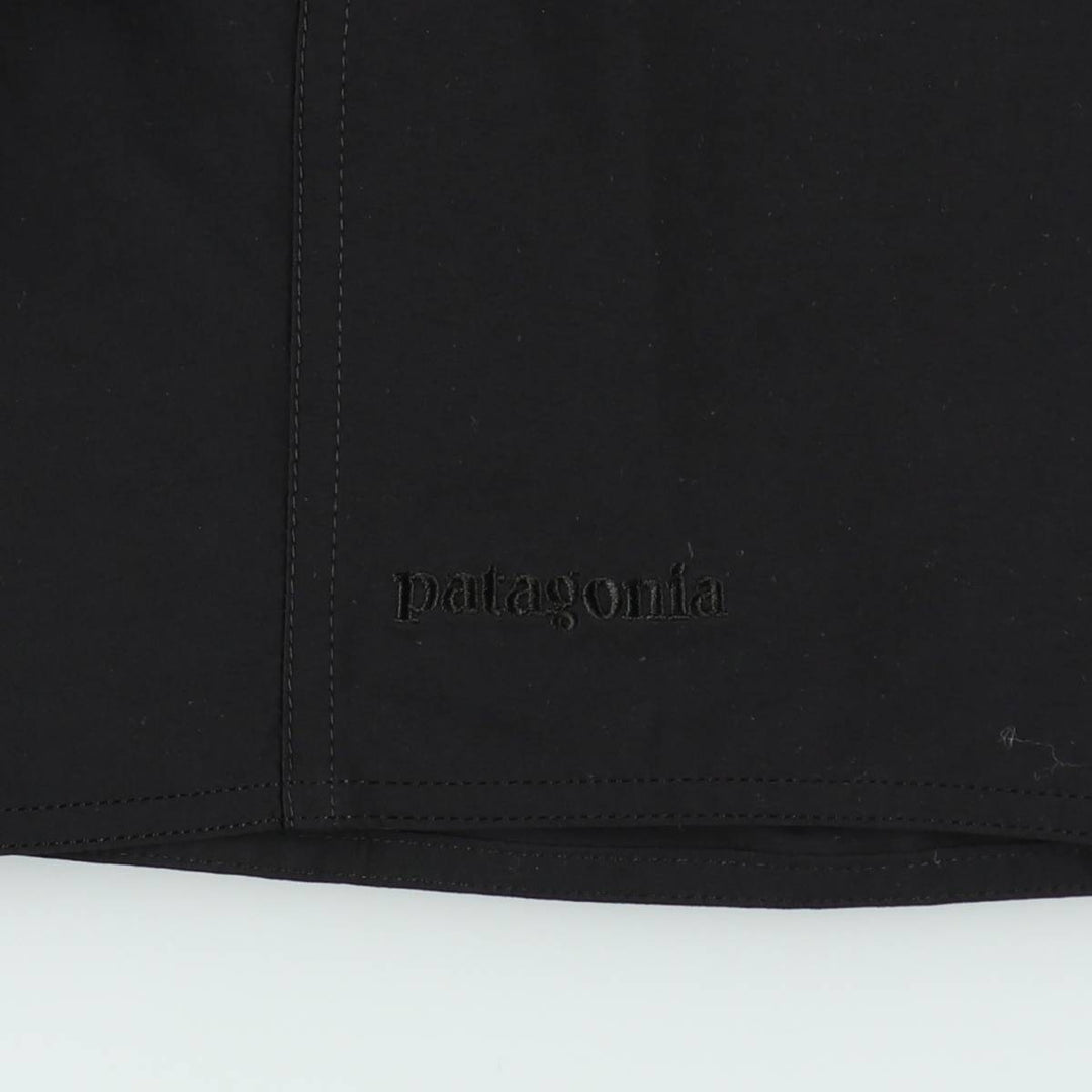 Patagonia board shorts, men's size W35 (approx.) Nylon black type Vintage Second Hand
