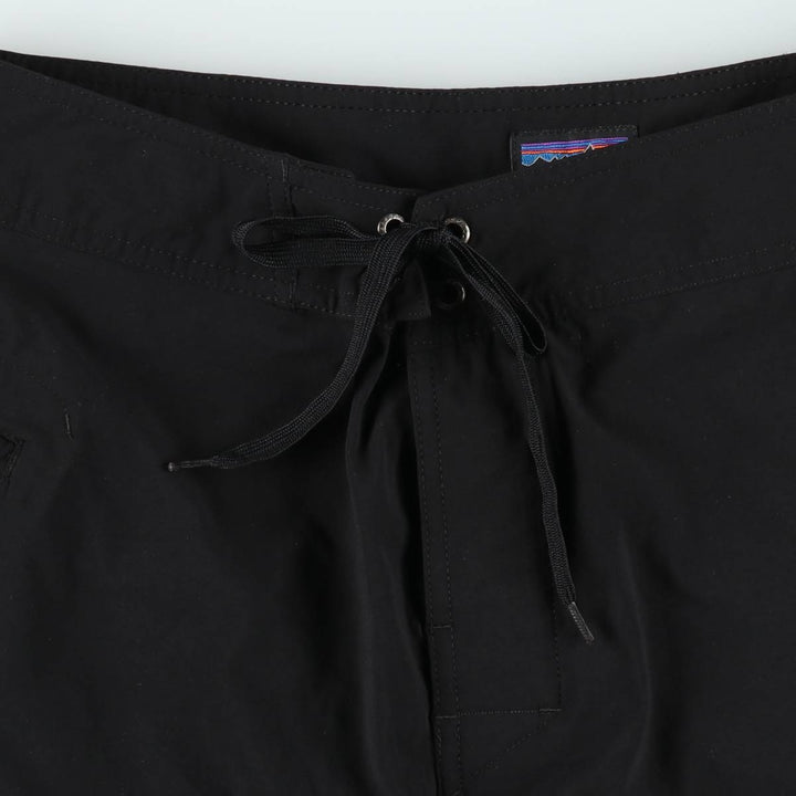 Patagonia board shorts, men's size W35 (approx.) Nylon black type Vintage Second Hand