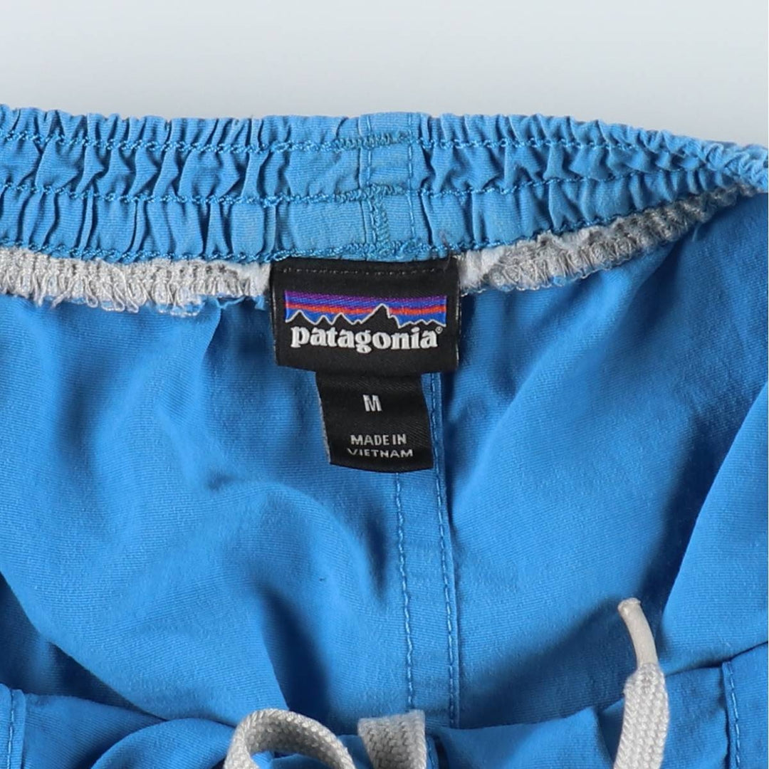 Patagonia Baggies Longs 7, 7-inch swim shorts (58033SP17), men's size M Nylon Blue type light blue Vintage Second Hand