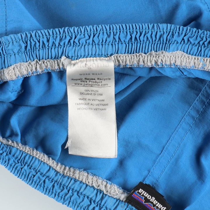 Patagonia Baggies Longs 7, 7-inch swim shorts (58033SP17), men's size M Nylon Blue type light blue Vintage Second Hand