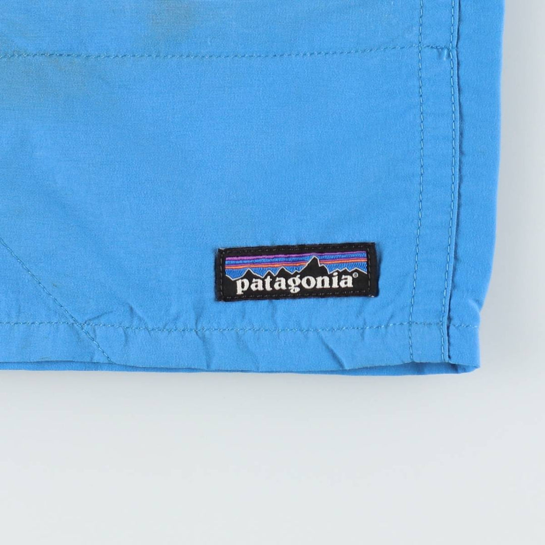 Patagonia Baggies Longs 7, 7-inch swim shorts (58033SP17), men's size M Nylon Blue type light blue Vintage Second Hand