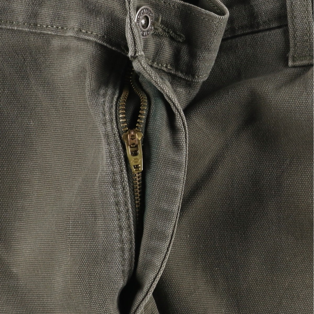Dickies FLEX Duck Canvas Painter Shorts, Men's W40 (approx.) cotton Khaki type Vintage Second Hand