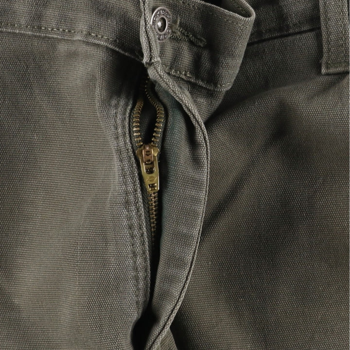 Dickies FLEX Duck Canvas Painter Shorts, Men's W40 (approx.) cotton Khaki type Vintage Second Hand