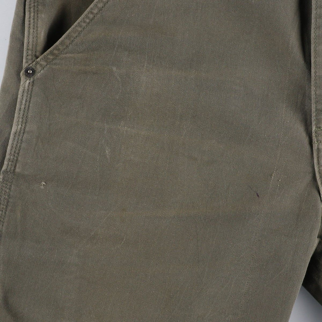Dickies FLEX Duck Canvas Painter Shorts, Men's W40 (approx.) cotton Khaki type Vintage Second Hand