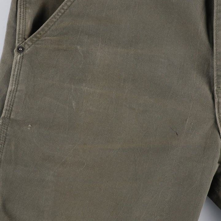 Dickies FLEX Duck Canvas Painter Shorts, Men's W40 (approx.) cotton Khaki type Vintage Second Hand