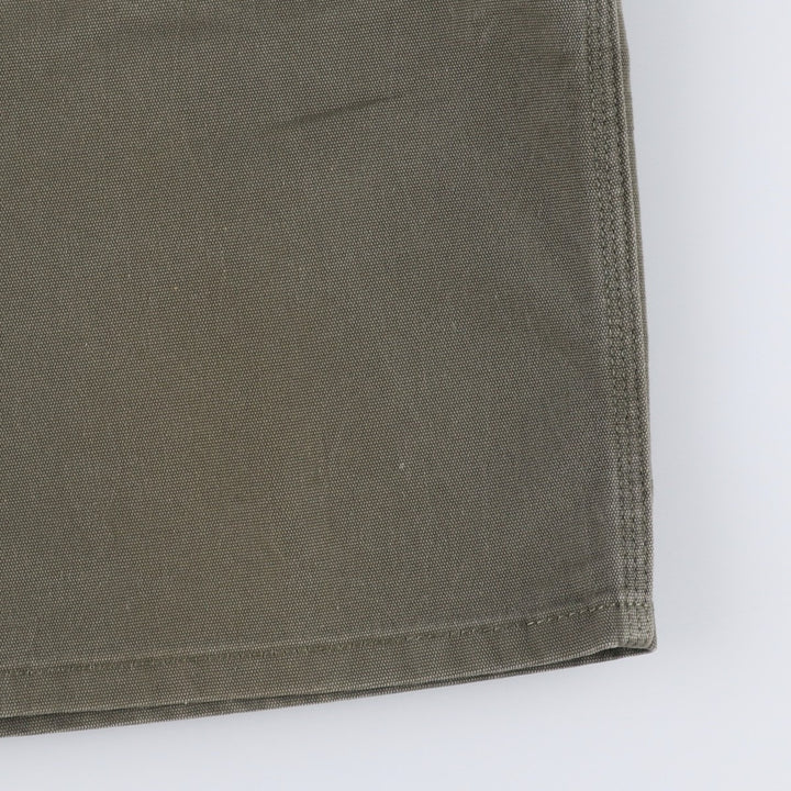 Dickies FLEX Duck Canvas Painter Shorts, Men's W40 (approx.) cotton Khaki type Vintage Second Hand